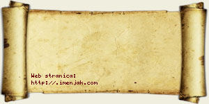 Janoš Džajević vizit kartica